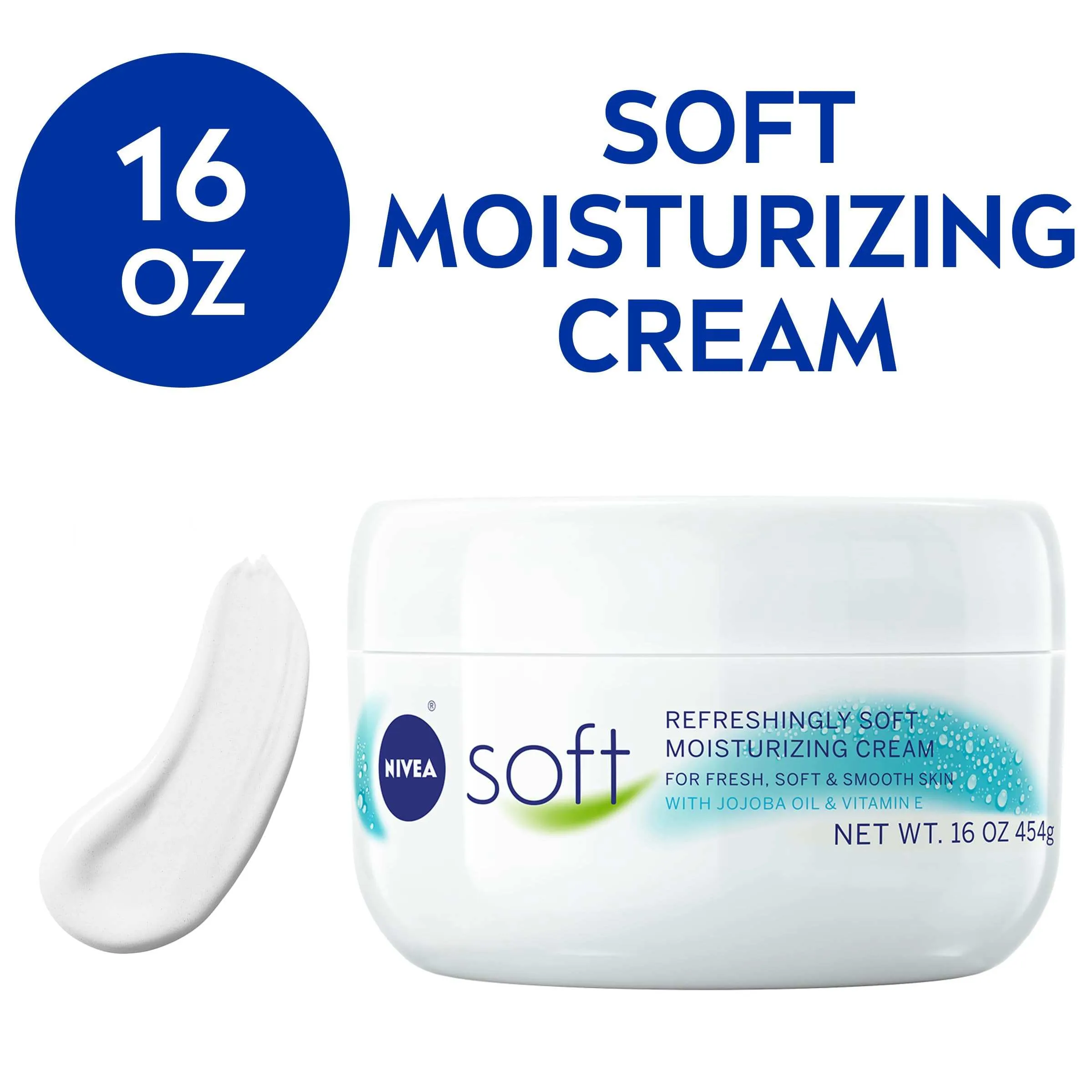 Nivea Soft Moisturizing Cream with Jojoba Oil & Vitamin E -  6.8 oz