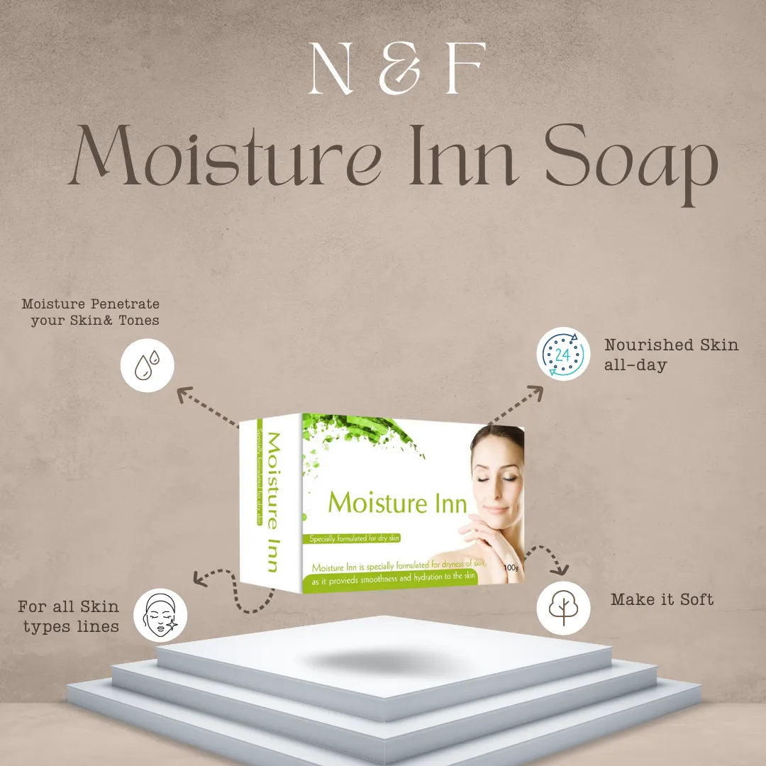 Nourish & Flourish Moisture Inn Soap - Moisturizer Soap for Dry Skin