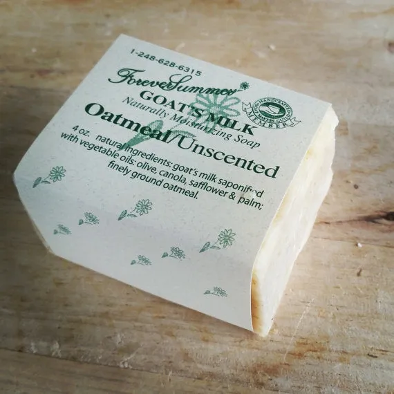 Oatmeal/Unscented Goat's Milk Soap