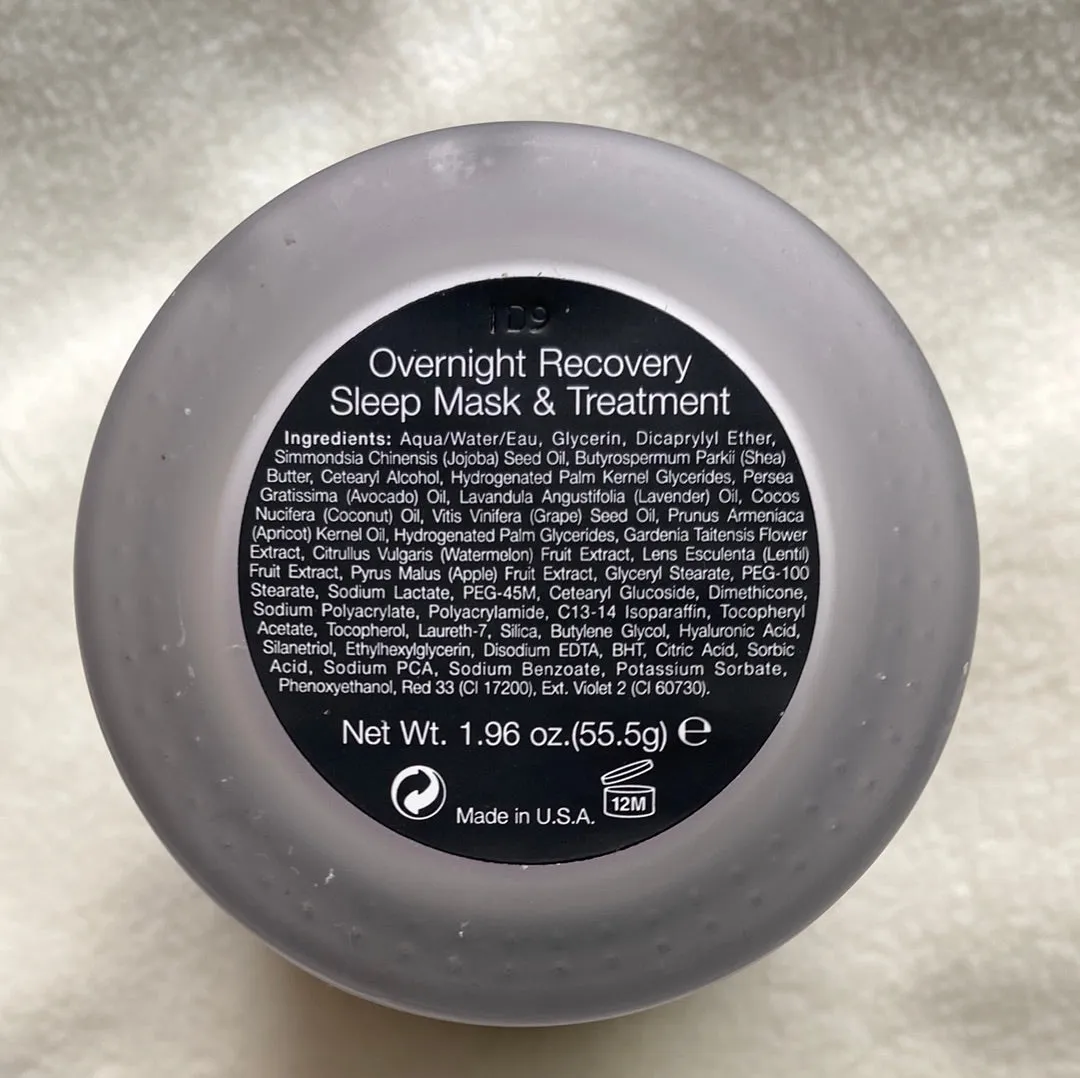 Overnight Recovery Sleep Mask & Treatment
