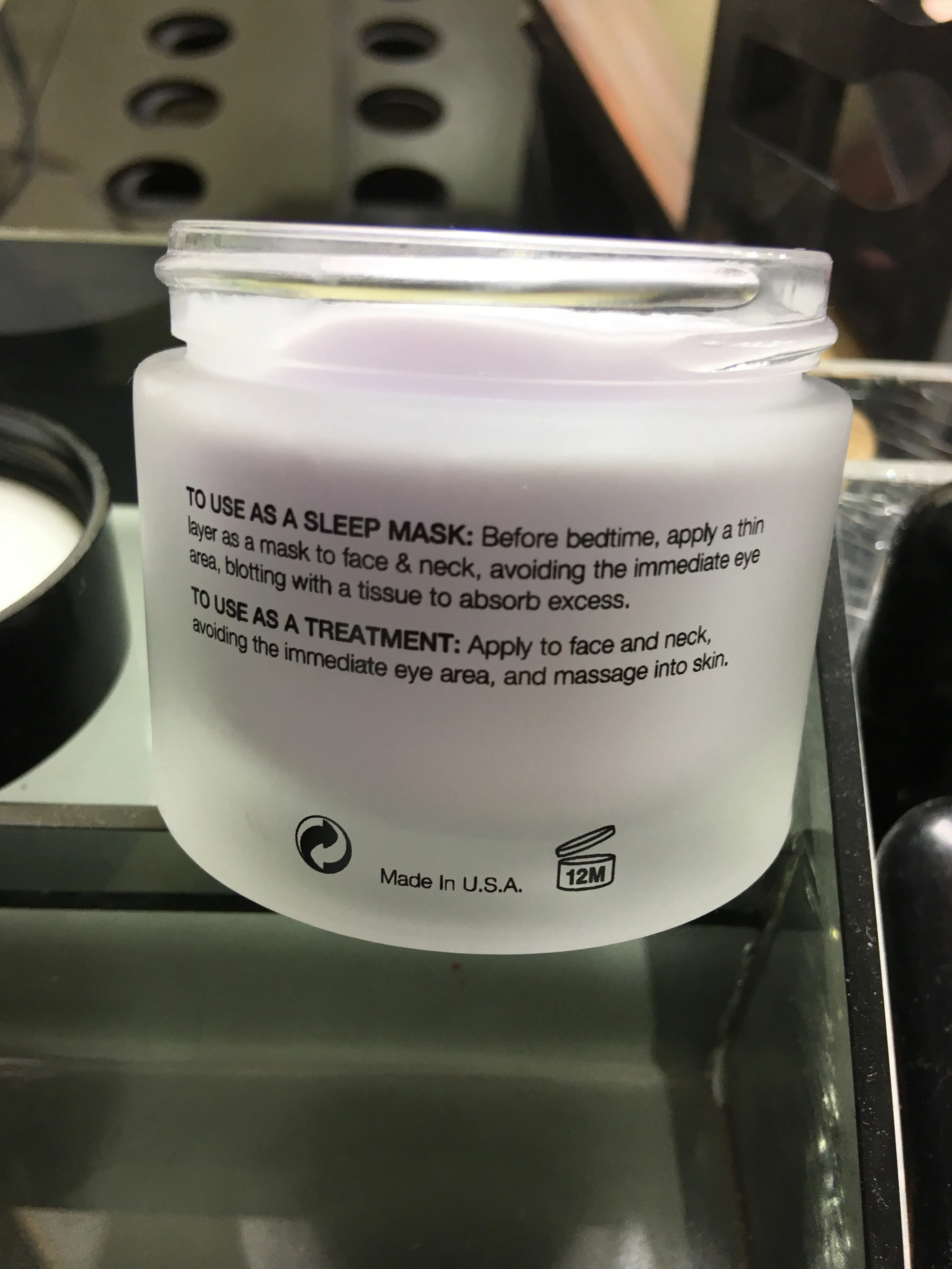 Overnight Recovery Sleep Mask & Treatment