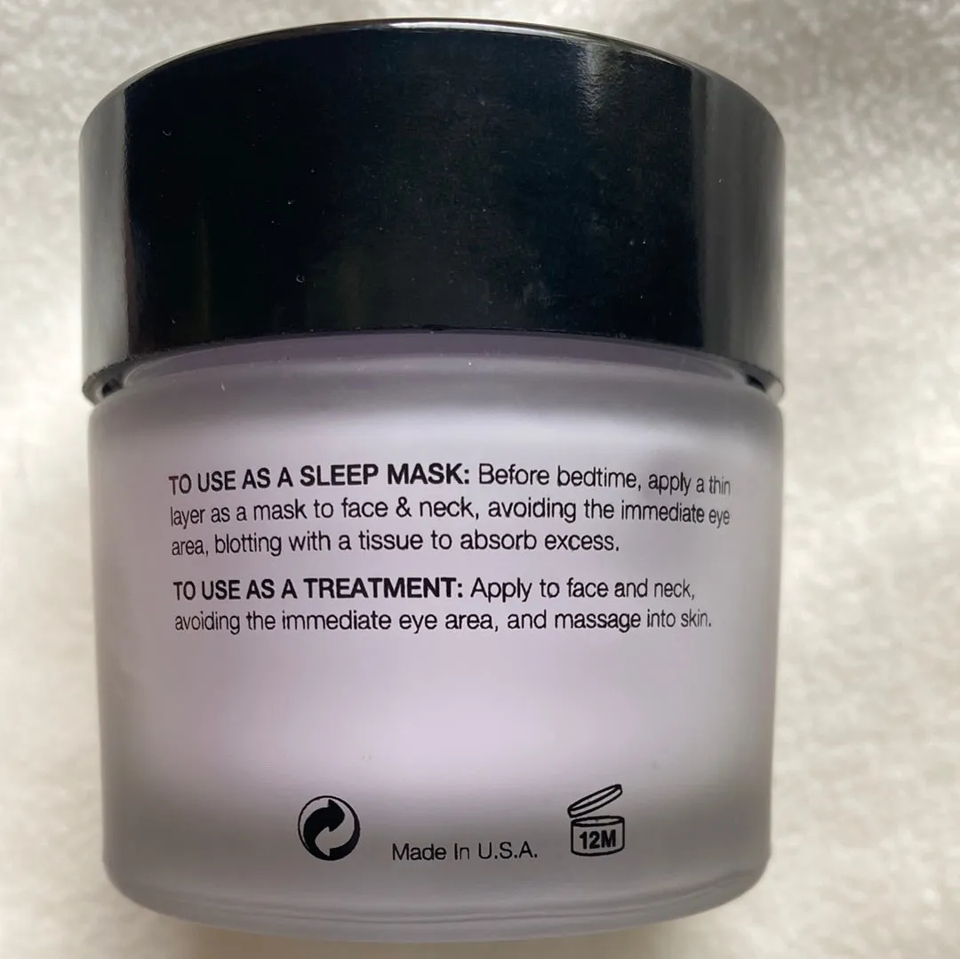 Overnight Recovery Sleep Mask & Treatment