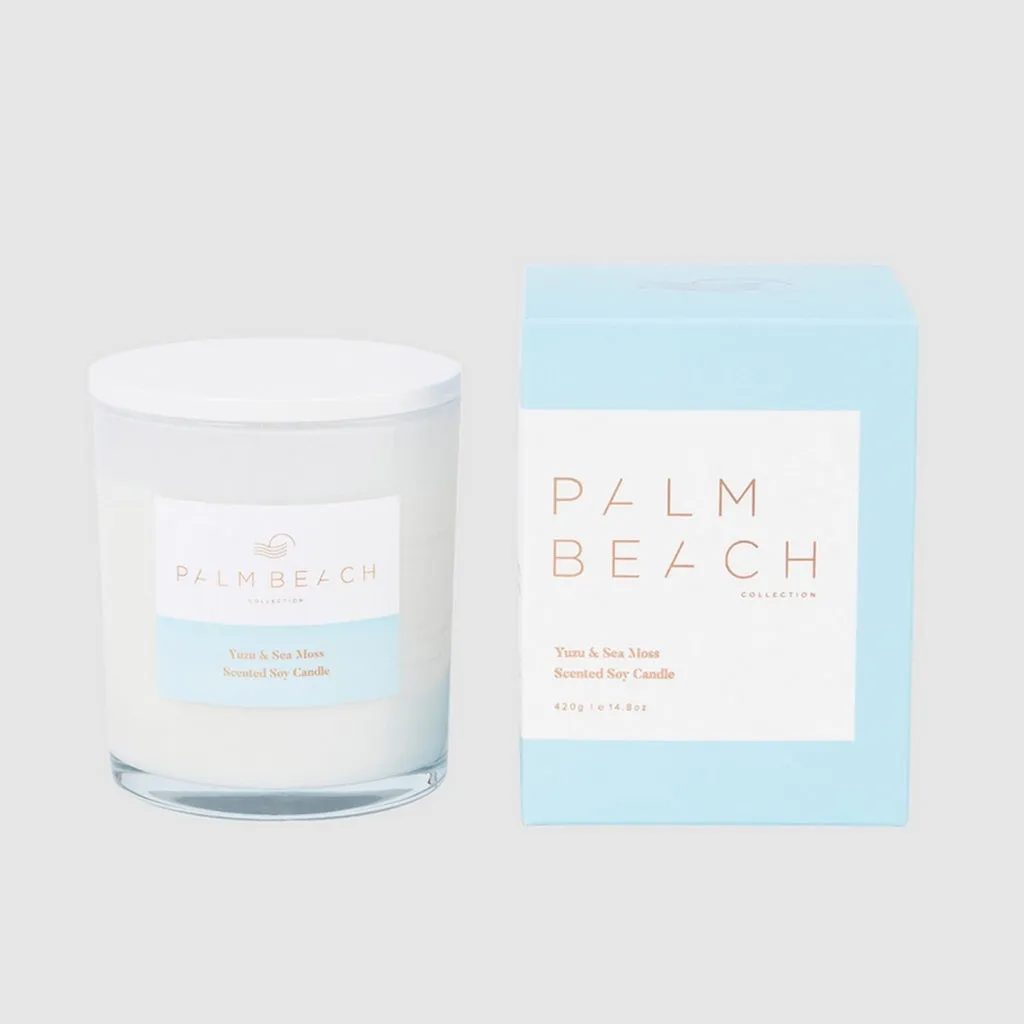 Palm Beach Candle 420g - Yuzu & Sea Moss