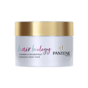 PANTENE HAIR BIOLOGY CLEANSE AND RECONSTRUCT HAIR MASK 160ML