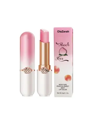 Peach Moisturizing Long Lasting Lip Gloss/Balm, Pink Color, Moisture Peach & Sweet Sexy Lip Color , 1 oz