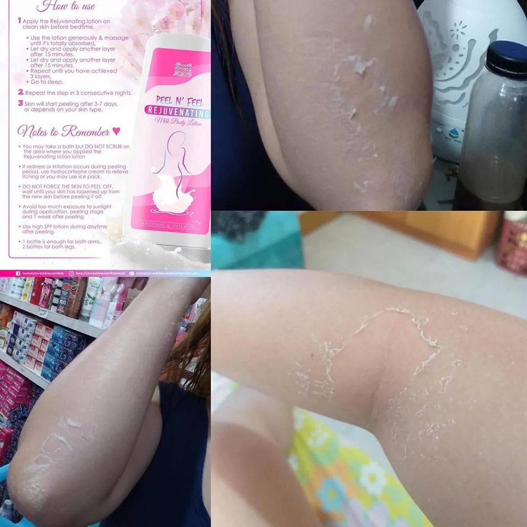 Peel N Feel Rejuvenating Milk Body Lotion ( peeling lotion )