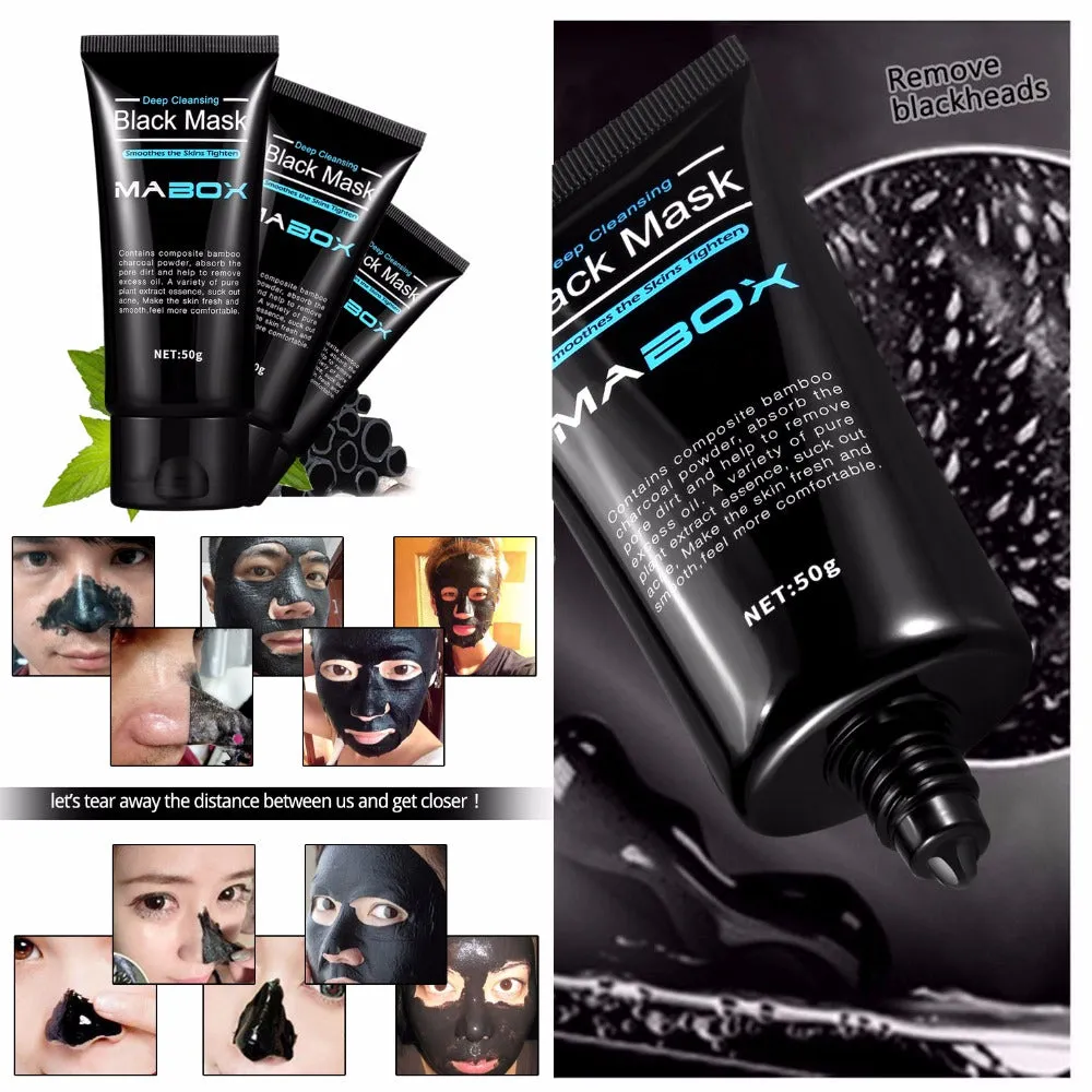 Peel Off Bamboo Charcoal Purifying Blackhead Remover Deep Cleansing Mask