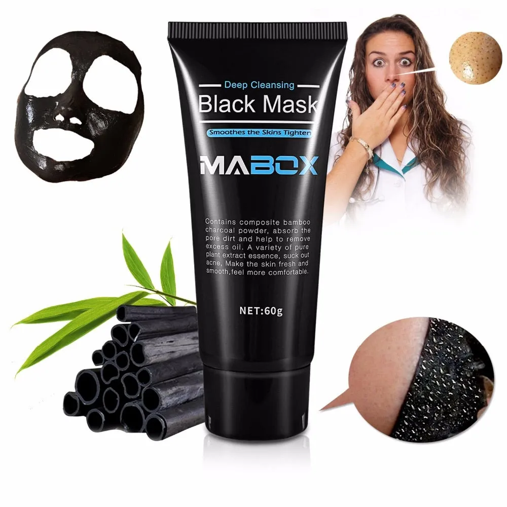 Peel Off Bamboo Charcoal Purifying Blackhead Remover Deep Cleansing Mask