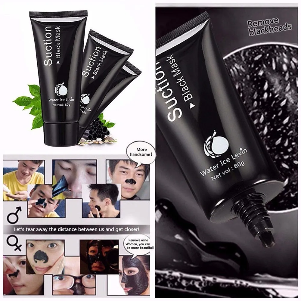 Peel Off Bamboo Charcoal Purifying Blackhead Remover Deep Cleansing Mask