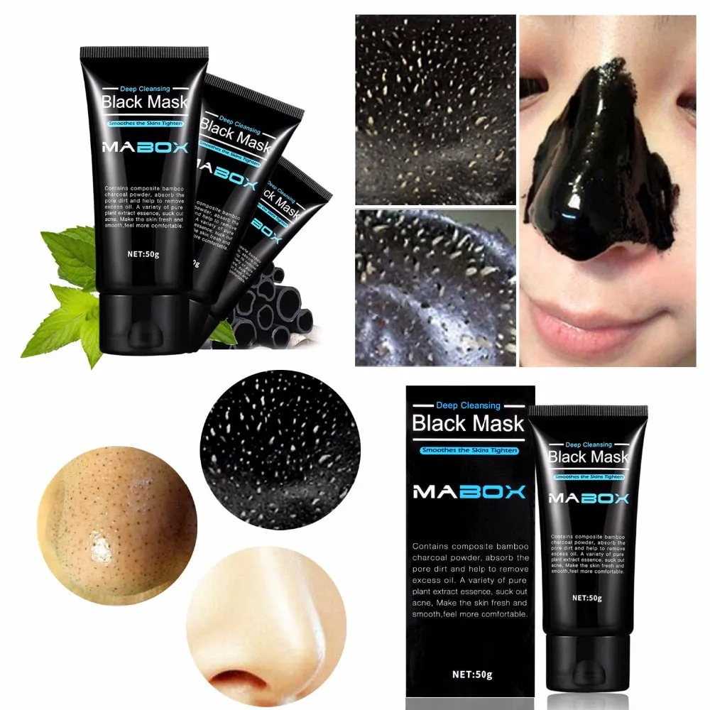 Peel Off Bamboo Charcoal Purifying Blackhead Remover Deep Cleansing Mask