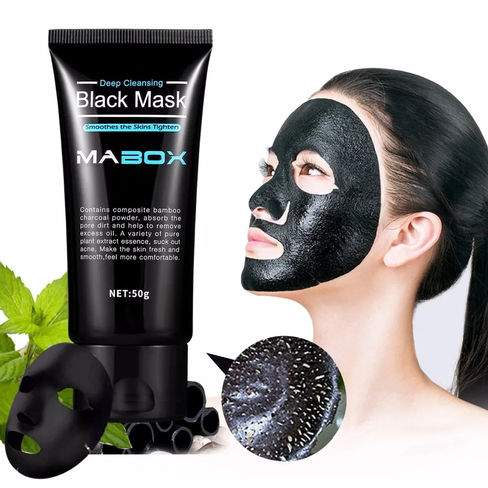 Peel Off Bamboo Charcoal Purifying Blackhead Remover Deep Cleansing Mask
