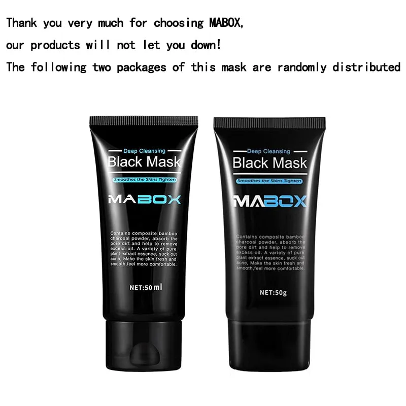 Peel Off Bamboo Charcoal Purifying Blackhead Remover Deep Cleansing Mask
