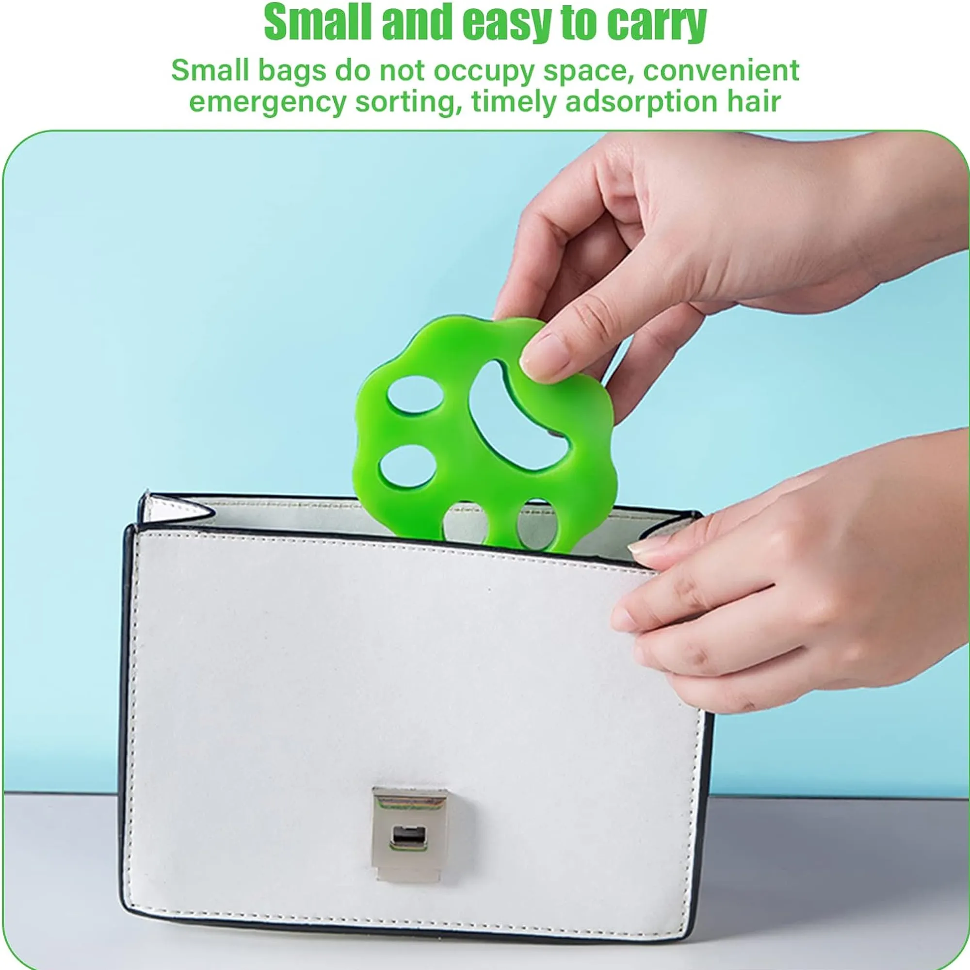 Pet Hair Remover for Laundry, Lint Hair Catcher for Washer, Drying, Bedding, Clothing