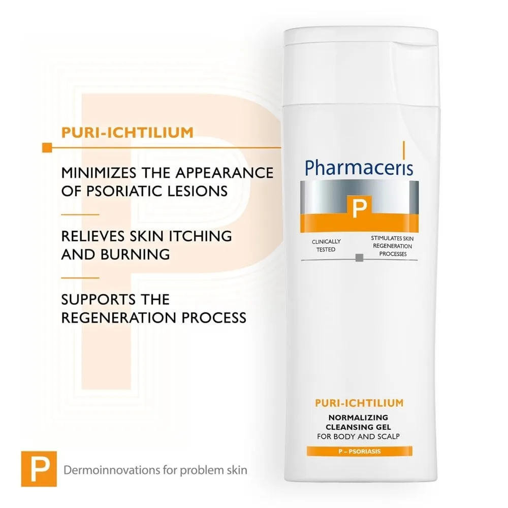 Pharmaceris P Puri-Ichtilium Normalising Cleansing Gel for Body & Scalp Psoriasis 250ml