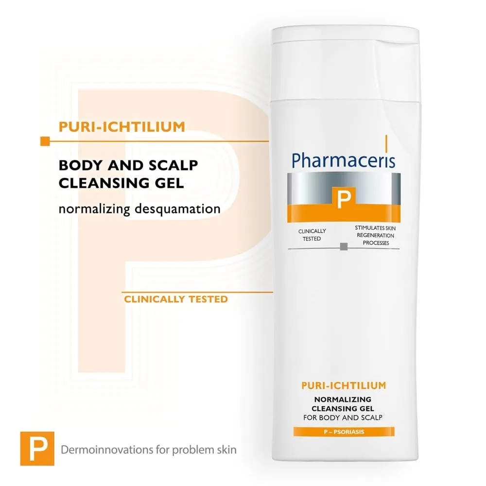 Pharmaceris P Puri-Ichtilium Normalising Cleansing Gel for Body & Scalp Psoriasis 250ml