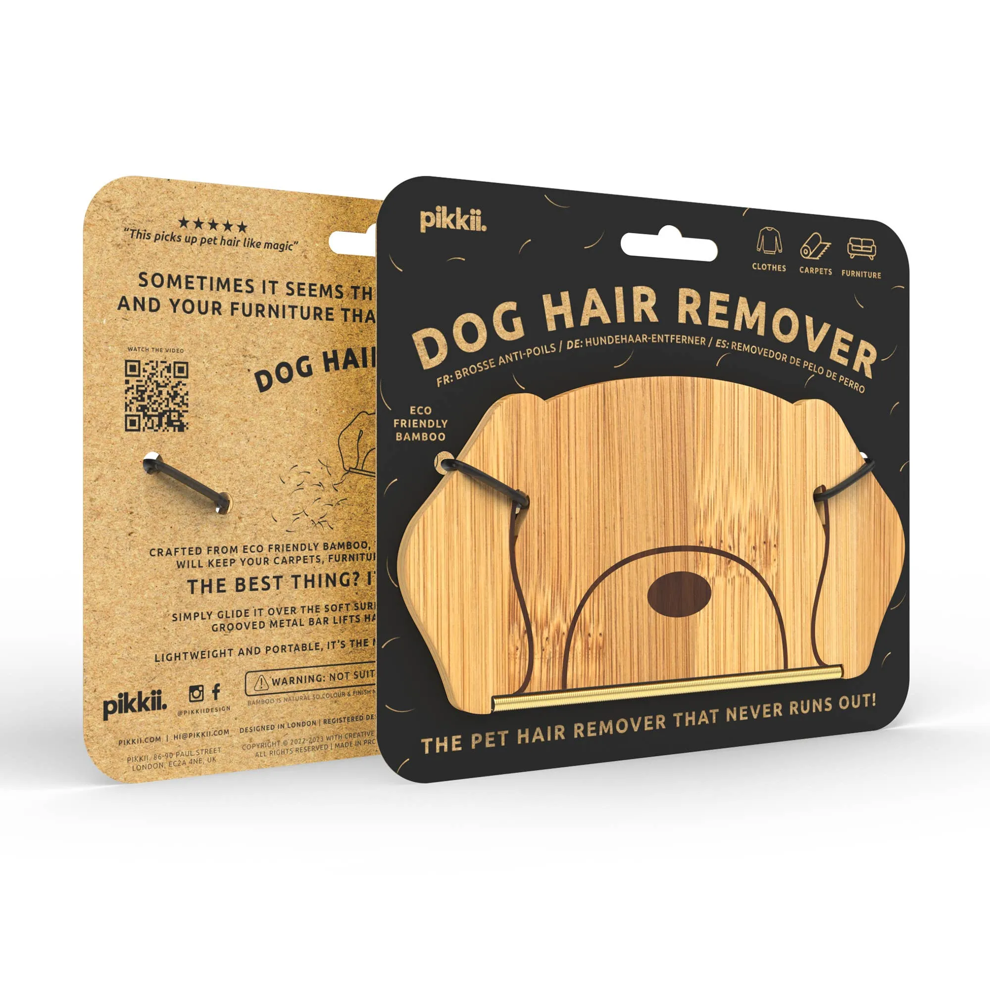 Pikkii | Dog Hair Remover - Pet Hair Remover - Reusable Lint Remover