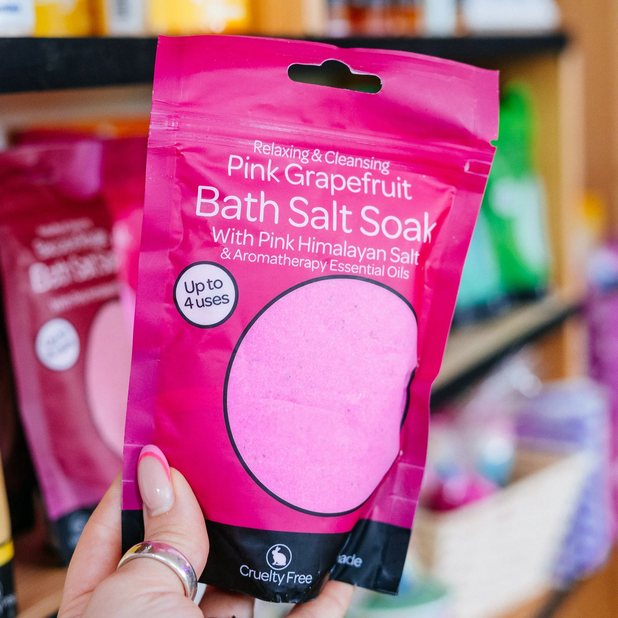 Pink Grapefruit Salt Soak