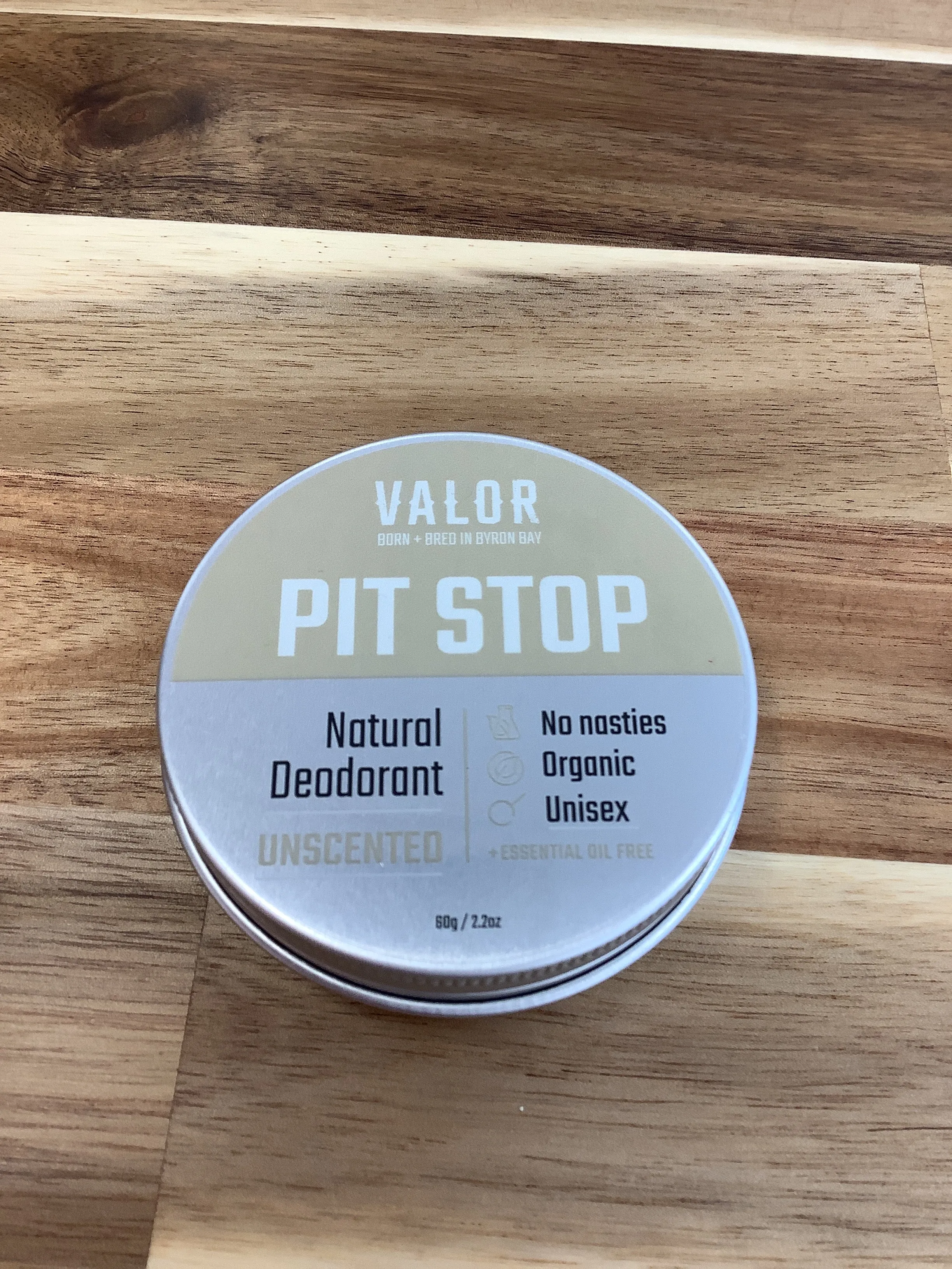Pit Stop Deodorant - Unscented (60g)