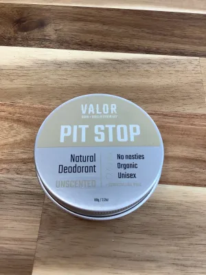 Pit Stop Deodorant - Unscented (60g)