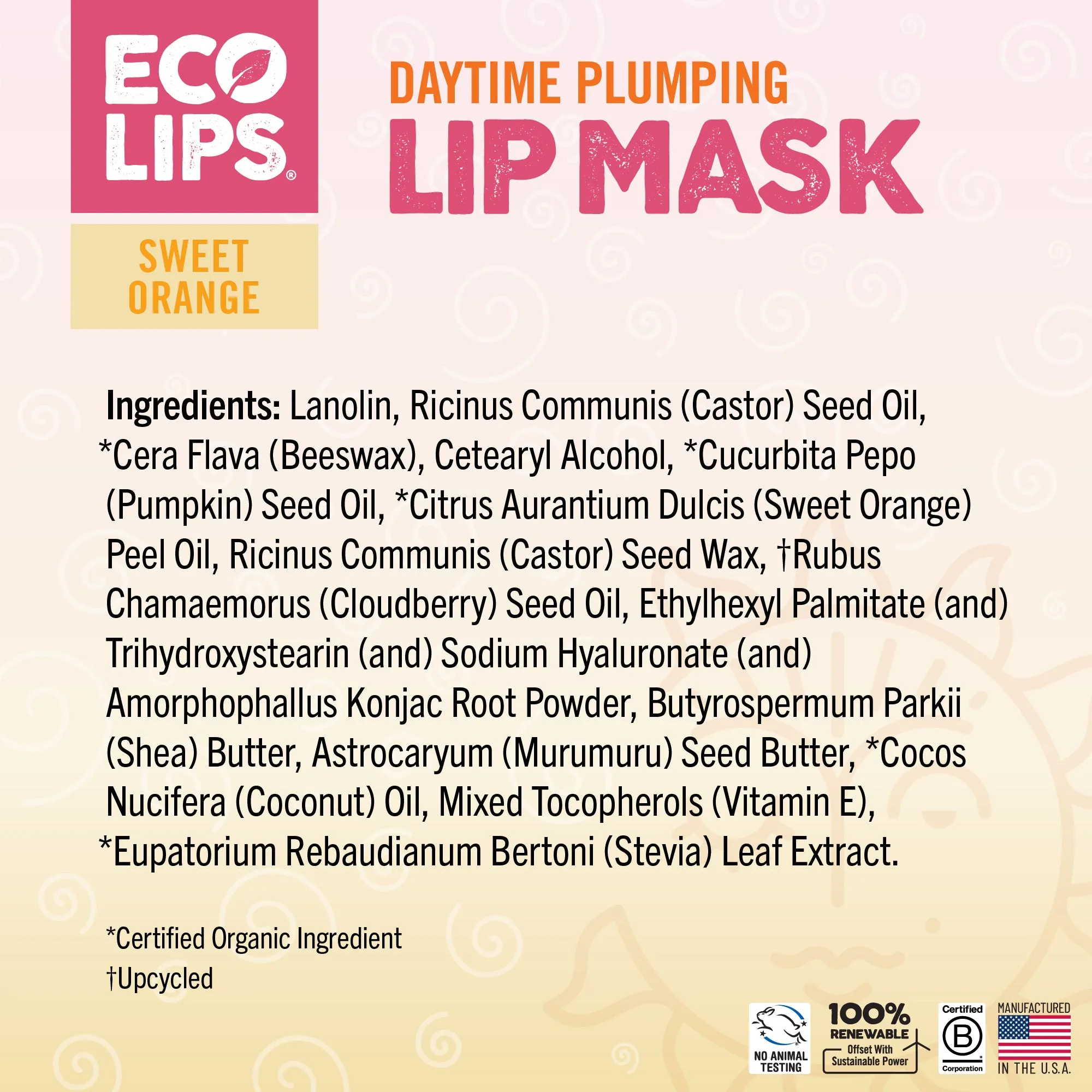 Plumping Daytime Lip Mask with Hyaluronic Acid, 0.39 oz.
