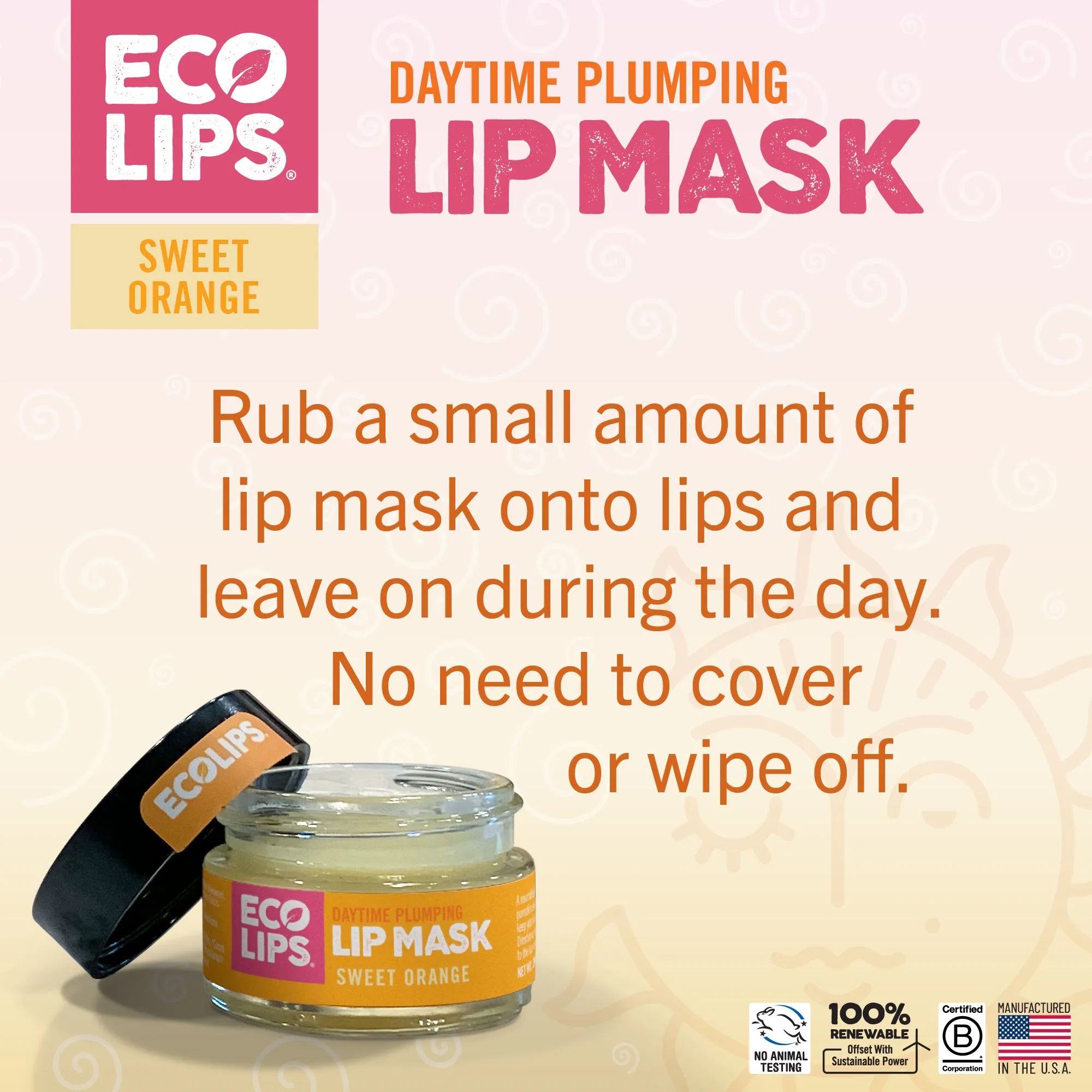 Plumping Daytime Lip Mask with Hyaluronic Acid, 0.39 oz.