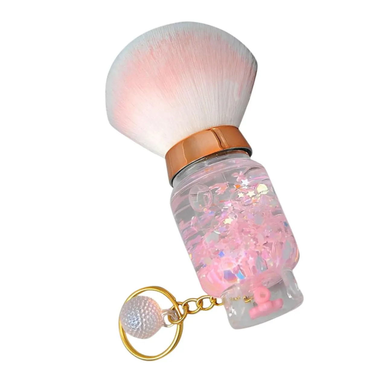 Powder Makeup Brush Portable Face Powder Brush for Women Versatile Blush and Highlighter Application Lightweight Design for Travel Durable and Easy to Use