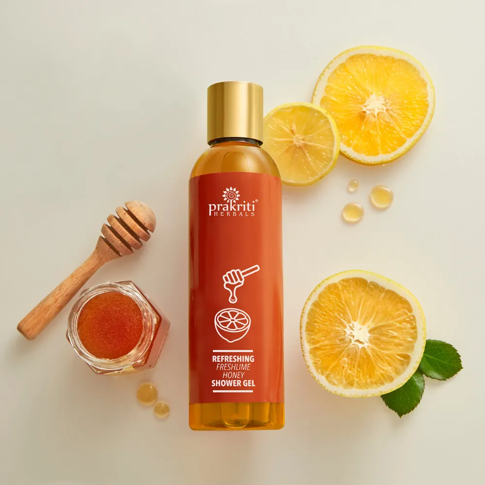 Prakriti Herbals Refreshing Freshlime Honey Shower Gel 200ML