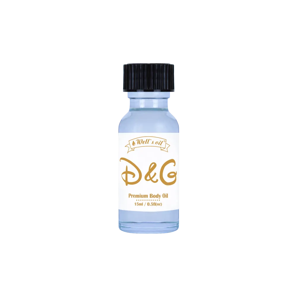 Premium Body Oil - Inspired by D&G (0.5 Fl Oz / 15 ml)