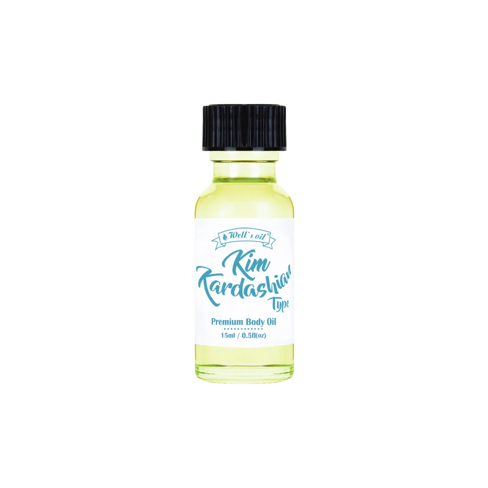 Premium Body Oil - Inspired by Kim Kardashian (0.5 Fl Oz / 15 ml)
