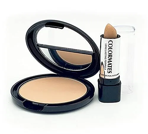 Pressed Powder with Concealer Rose Beige