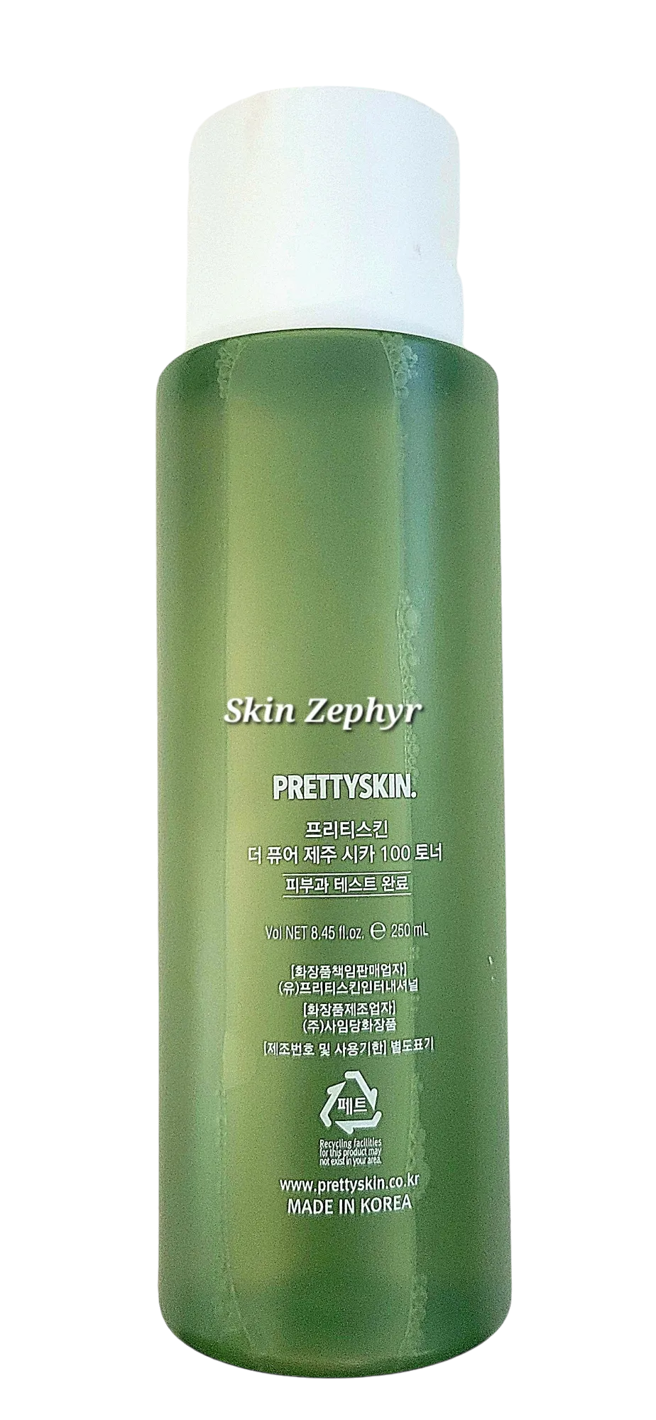 Prettyskin The Pure Jeju Cica 100  Facial Toner