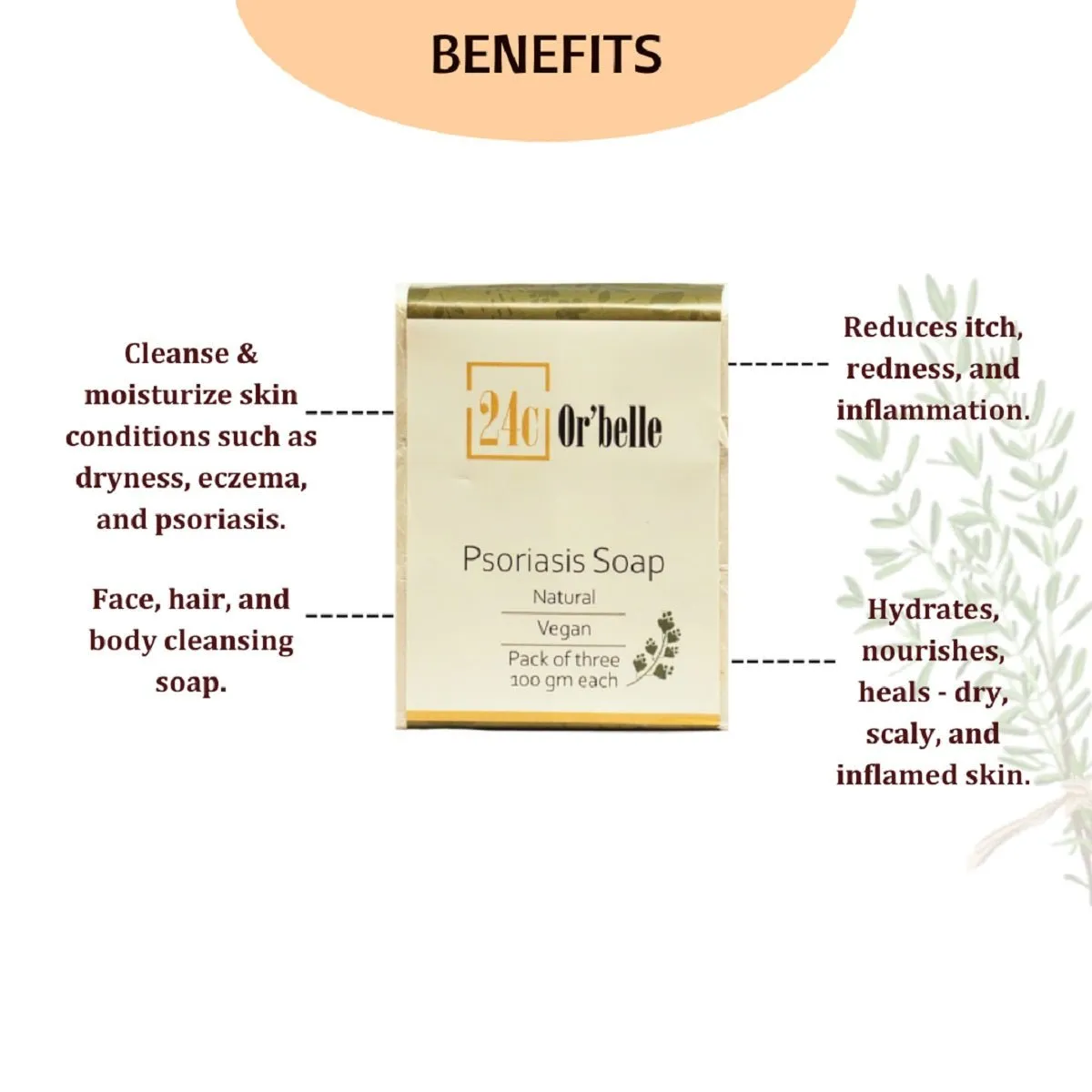 Psoriasis Soap (Pack of 3)