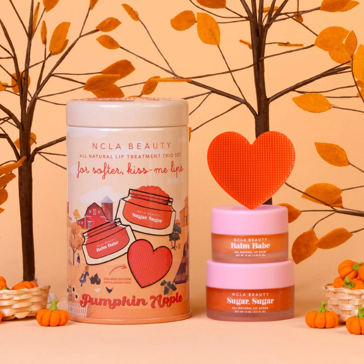 Pumpkin Apple Lip Care Set   Lip Scrubber