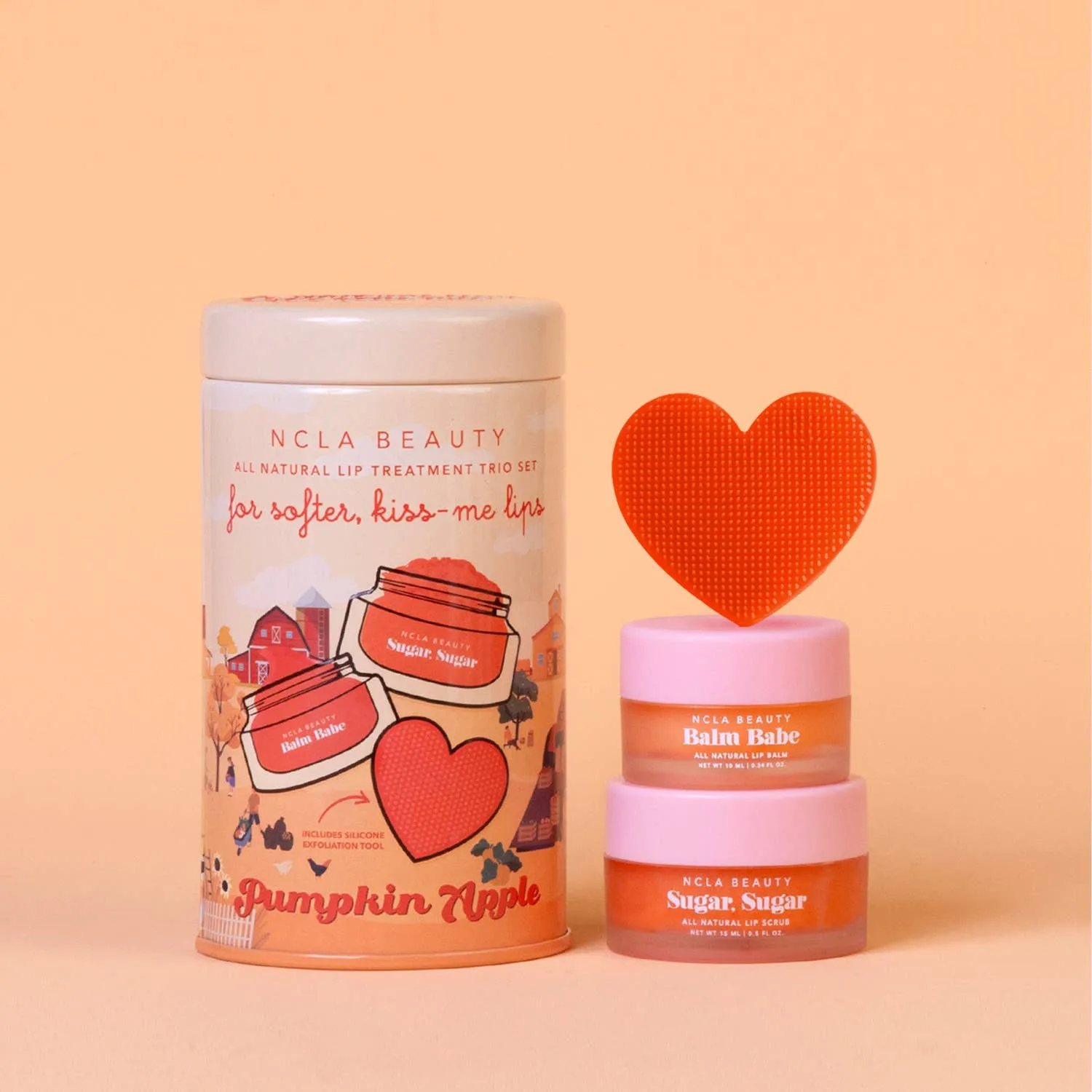 Pumpkin Apple Lip Care Set   Lip Scrubber