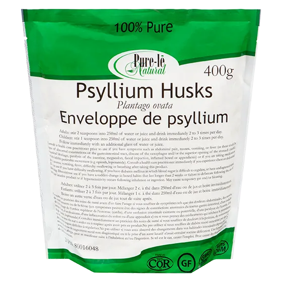 Pure-le Natural - Psyllium Husks Whole, 400 g