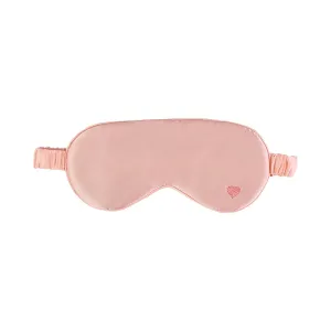 "Love Heart" Silk Sleep Eye Mask - Pink
