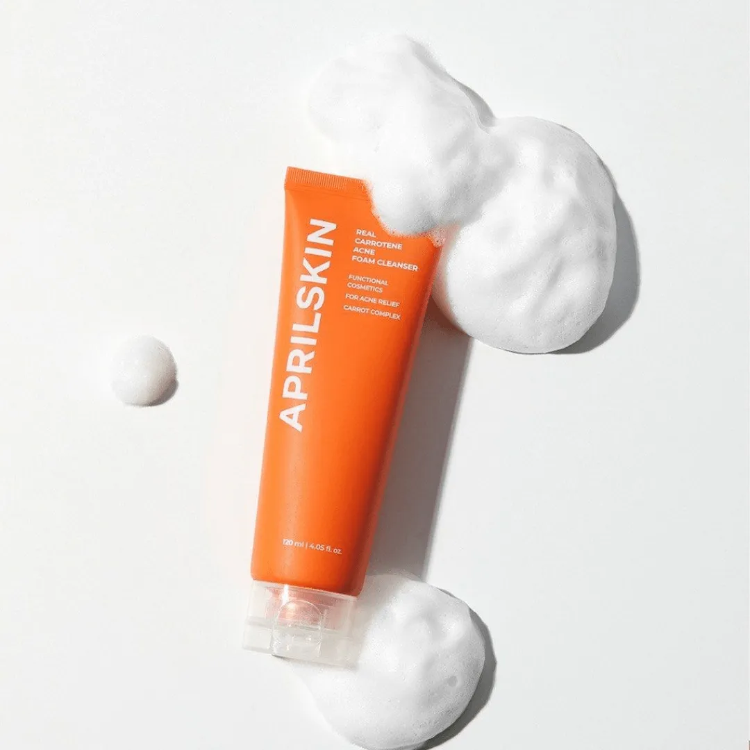 Real Carrotene Acne Foam Cleanser - 120 ml