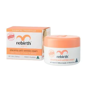 Rebirth Placenta Anti-Wrinkle Cream with Vitamin E & Lanolin 118ml