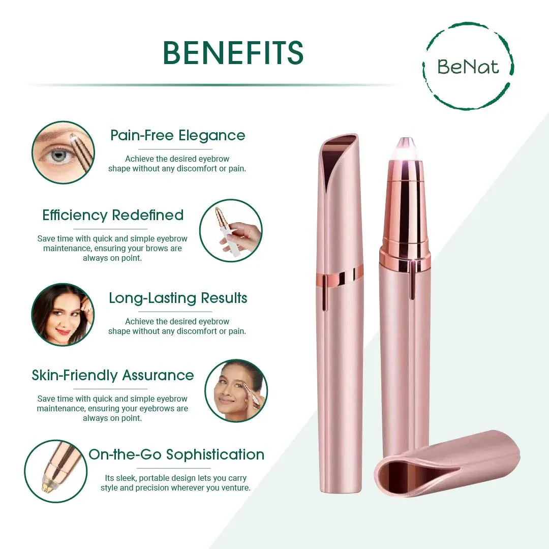 Rechargeable Facial   Eyebrow Hair Removers Set -2 Pack