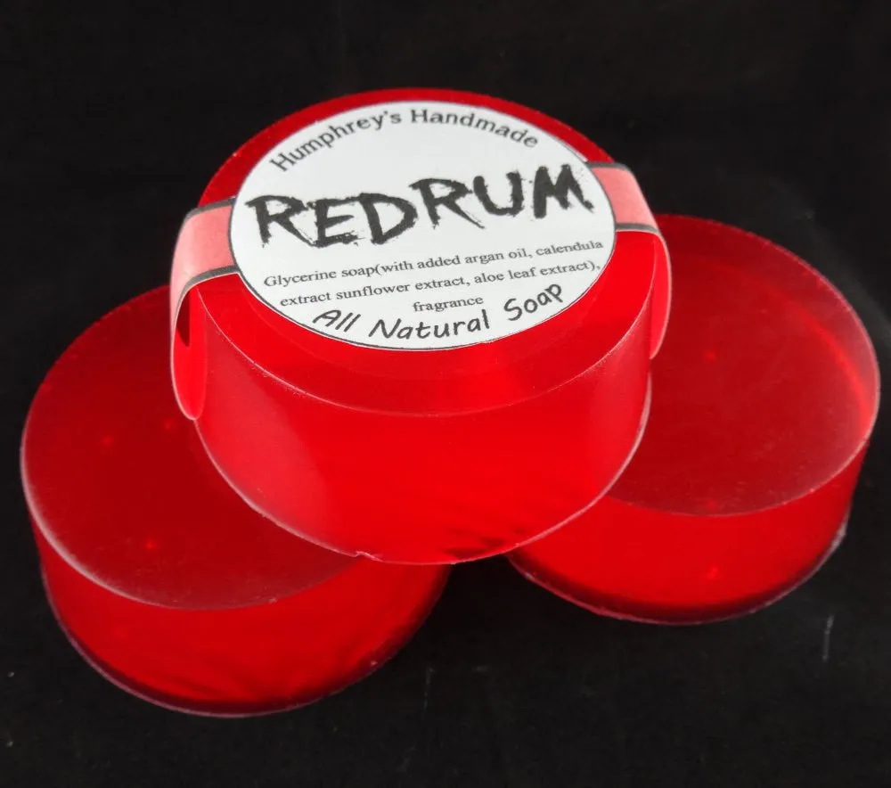 REDRUM Soap | Bay Rum Scent | Shave & Shampoo | Argan Oil