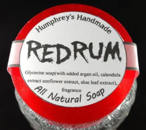 REDRUM Soap | Bay Rum Scent | Shave & Shampoo | Argan Oil