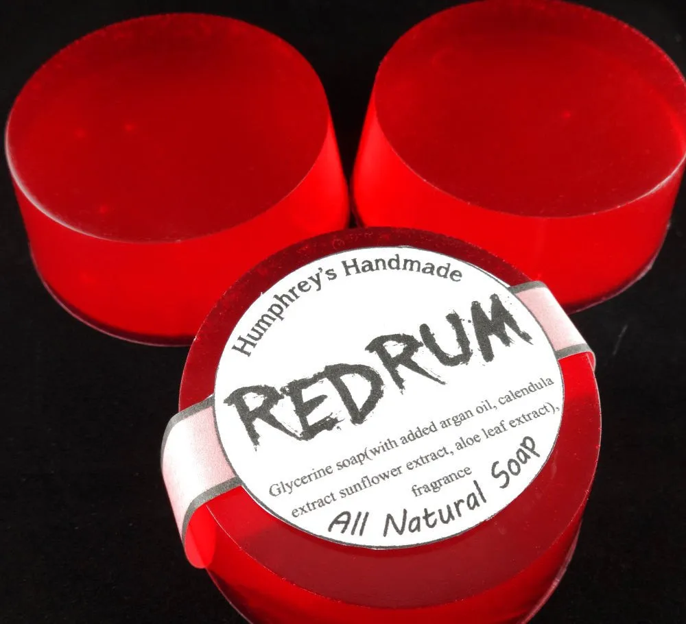 REDRUM Soap | Bay Rum Scent | Shave & Shampoo | Argan Oil