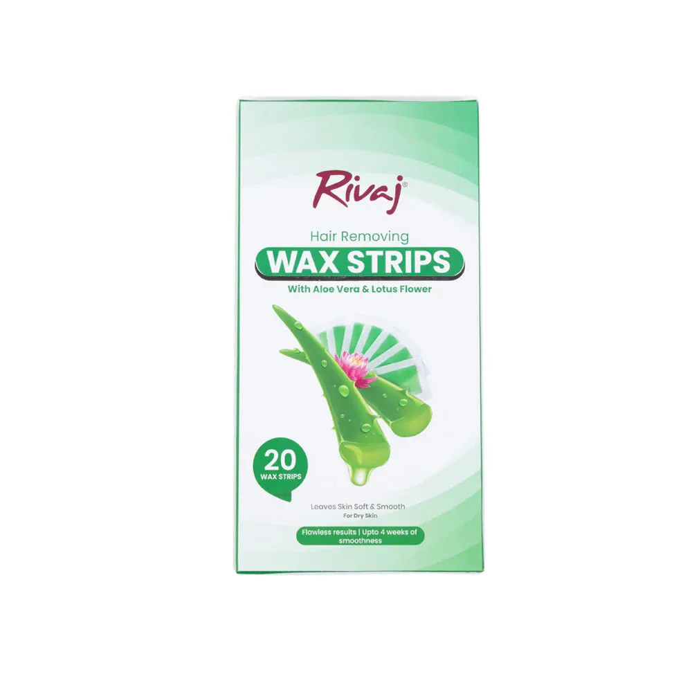 Rivaj Charcoal Hair Removing Body Wax Strips