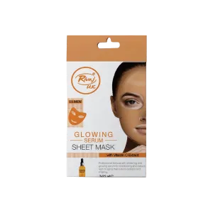 RIVAJ GLOWING SERUM SHEET MASK 3PCS 25ML
