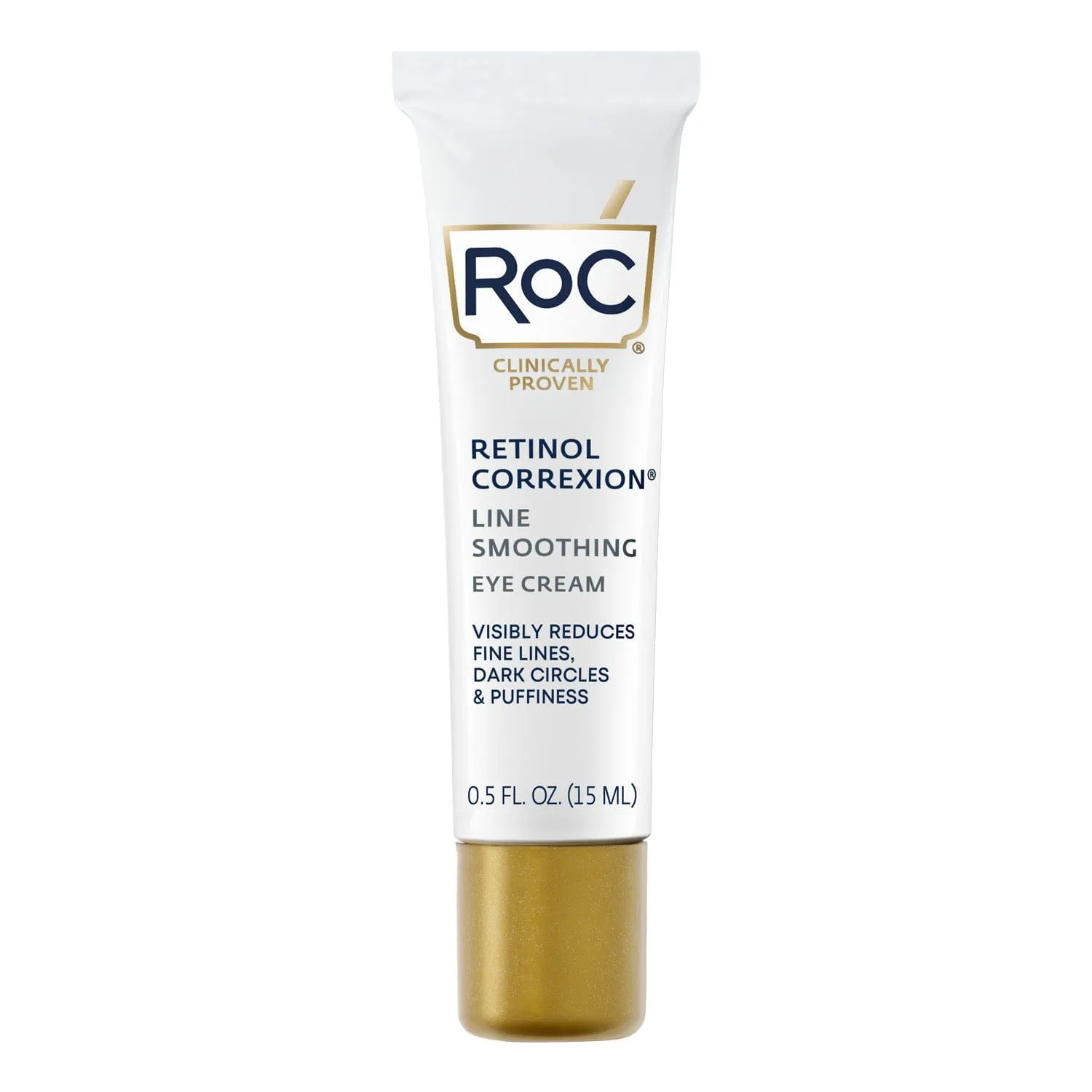 RoC Retinol Correxion Anti-Wrinkle   Firming Eye Cream for Dark Circles & Puffy Eyes, 0.5 oz