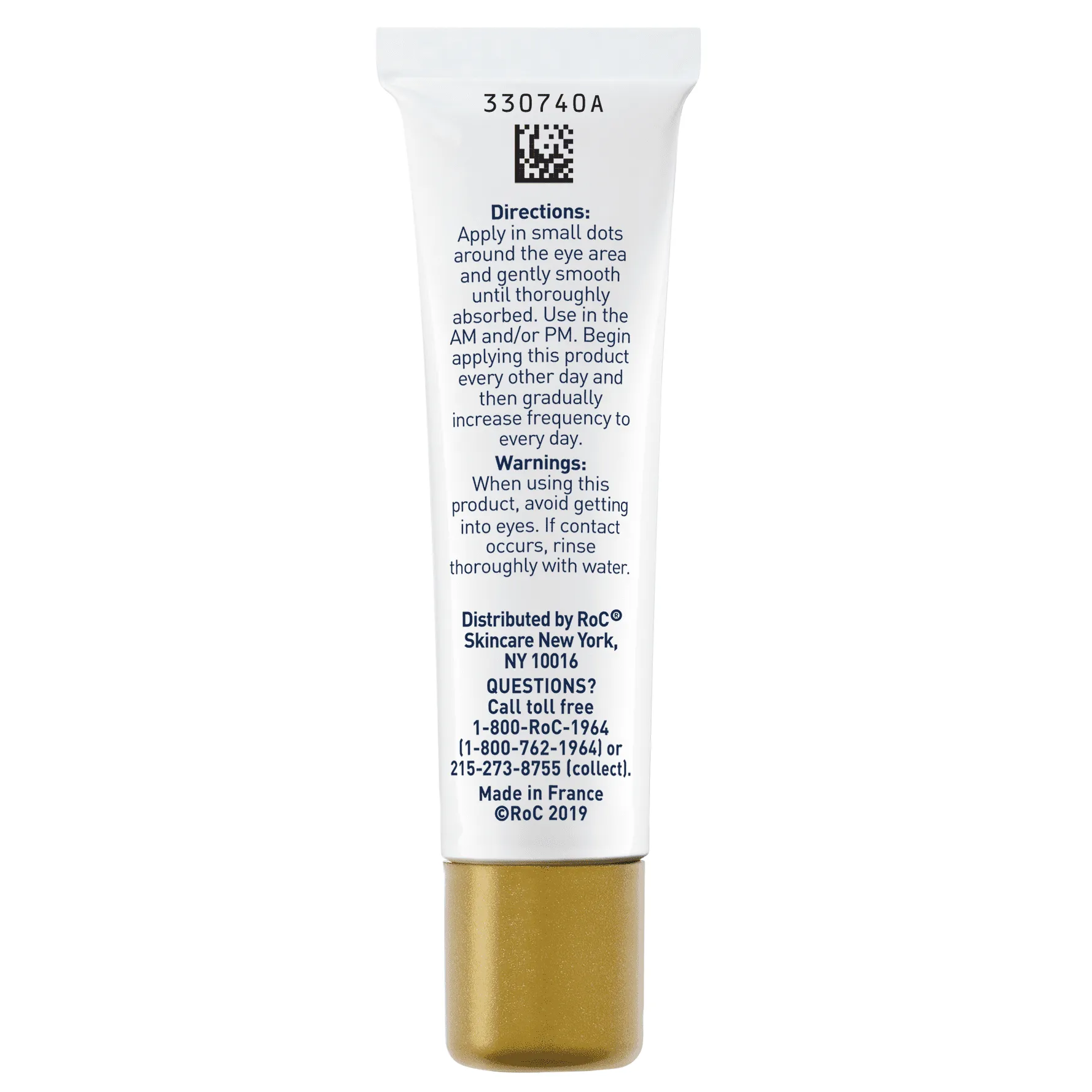 RoC Retinol Correxion Anti-Wrinkle   Firming Eye Cream for Dark Circles & Puffy Eyes, 0.5 oz