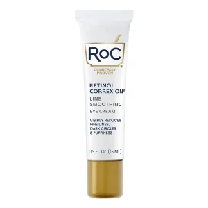 RoC Retinol Correxion Anti-Wrinkle   Firming Eye Cream for Dark Circles & Puffy Eyes, 0.5 oz