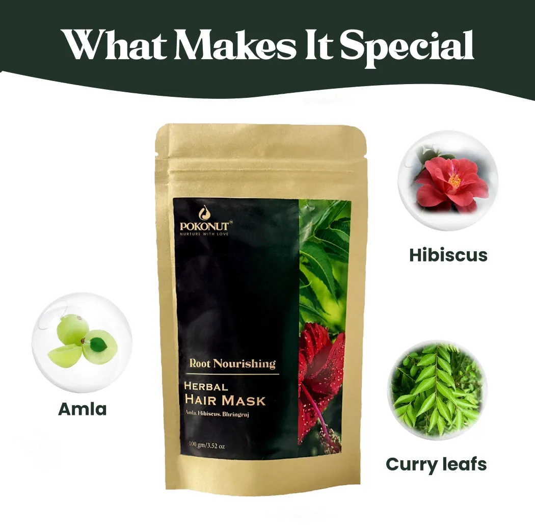 Root Nourishing Herbal Hair Mask-100g