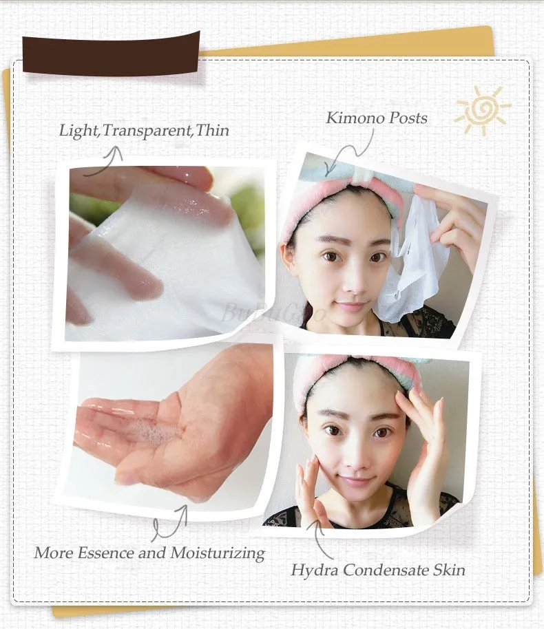 Rorec 1pcs Snail Essence Facial Mask Skin Care Face Mask Whitening Hydrating Moisturizing Mask korean Tender skin and soft skin