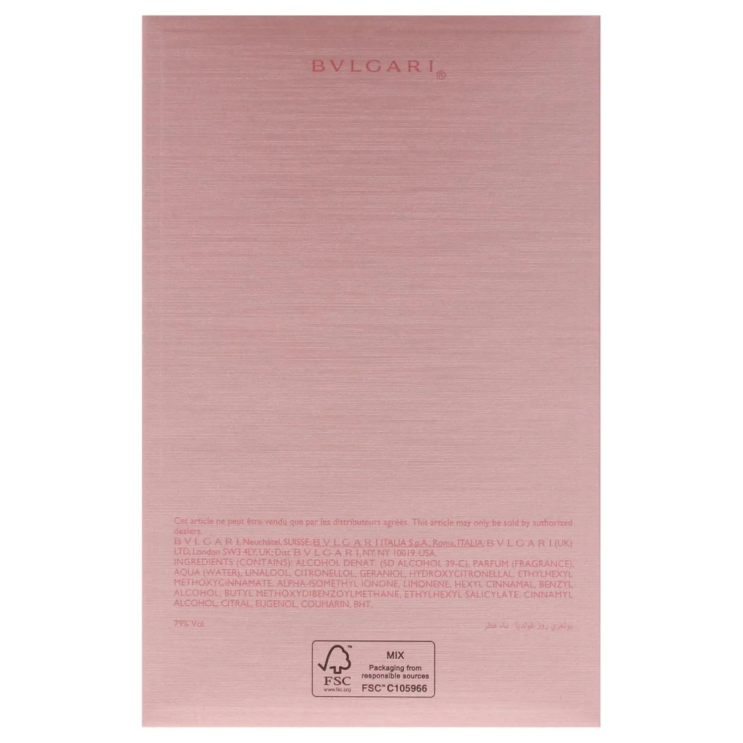 Rose Goldea by Bvlgari Eau De Parfum Spray